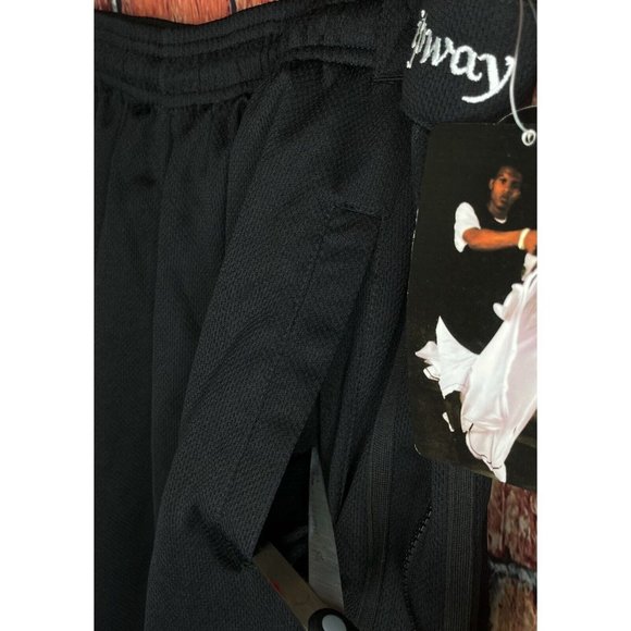NWT ZIPWAY Tear Away Men’s Solid Black XXL Pants Zip & Hook Loop Active - Picture 4 of 8